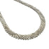 Vintage Braided Pendant Necklace Sterling Silver