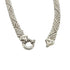 Vintage Braided Pendant Necklace Sterling Silver