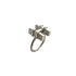 Vintage H Motif Ring Sterling Silver