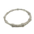 Vintage Bamboo Bangle Sterling Silver Bracelet