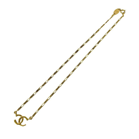 CC Logo Pendant Necklace Metal