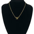 CC Logo Pendant Necklace Metal