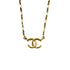 CC Logo Pendant Necklace Metal