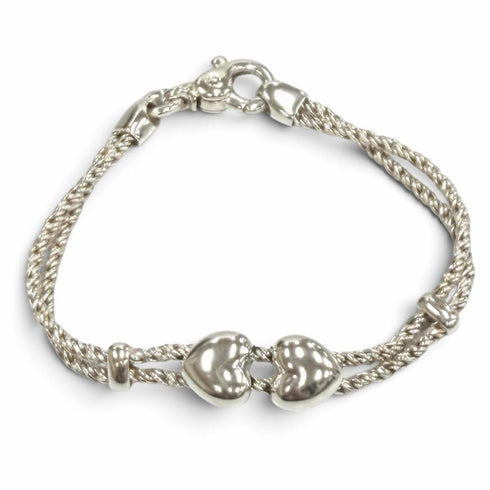 Vintage Charm Bracelet Sterling Silver