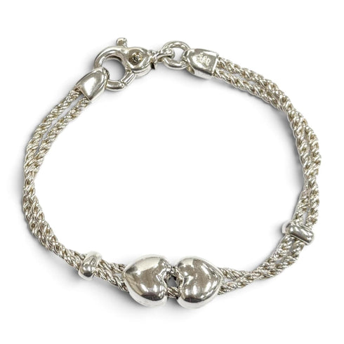 Vintage Charm Bracelet Sterling Silver