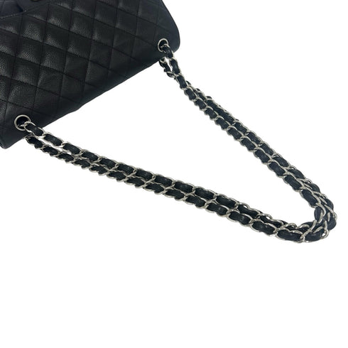 Classic Double Flap Bag Quilted Caviar Jumbo