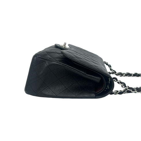 Classic Double Flap Bag Quilted Caviar Jumbo