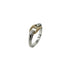 Vintage Chaine d'Ancre Ring Sterling Silver and 18K Yellow Gold