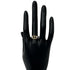 Vintage Chaine d'Ancre Ring Sterling Silver and 18K Yellow Gold
