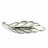 Vintage Feather Motif Brooch Sterling Silver