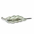 Vintage Feather Motif Brooch Sterling Silver
