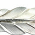 Vintage Feather Motif Brooch Sterling Silver