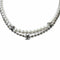 Pearl Fusion Pendant Necklace Silver and White