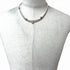Pearl Fusion Pendant Necklace Silver and White