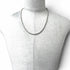 Pendant Necklace Twist Chain Sterling Silver