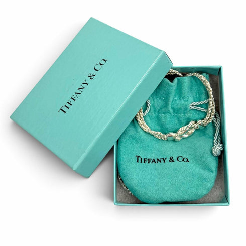 Center Knot Pendant Necklace Sterling Silver