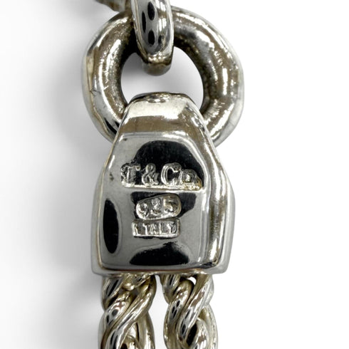 Center Knot Pendant Necklace Sterling Silver
