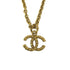CC Logo Chain Pendant Necklace Metal