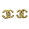 CC Logo Clip-On Earrings Metal Gold-Tone Metal