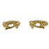 CC Logo Clip-On Earrings Metal Gold-Tone Metal