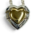 Pendant Necklace 18K Gold and Sterling Silver
