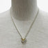 Pendant Necklace 18K Gold and Sterling Silver