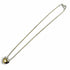 Pendant Necklace 18K Gold and Sterling Silver
