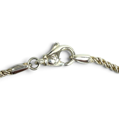 Pendant Necklace 18K Gold and Sterling Silver