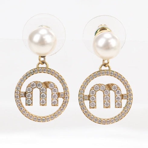 Earrings Gold-Tone Metal