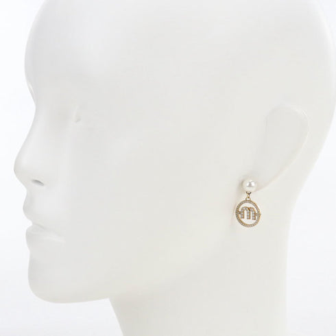 Earrings Gold-Tone Metal