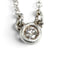 Elsa Peretti Diamonds By The Yard Pendant Necklace Sterling Silver and Diamond