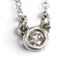 Elsa Peretti Diamonds By The Yard Pendant Necklace Sterling Silver and Diamond
