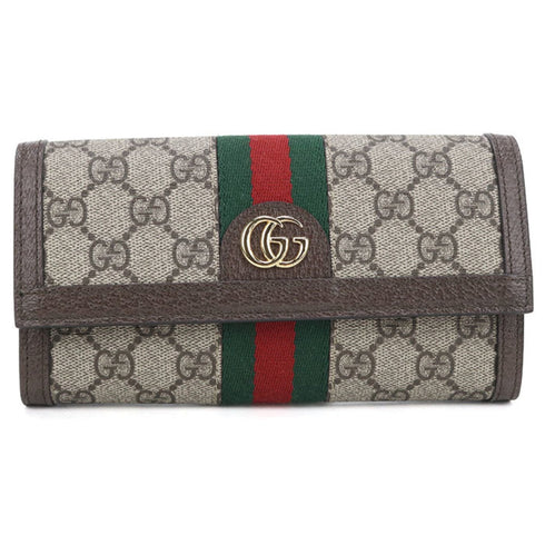 Ophidia Continental Wallet GG Coated Canvas