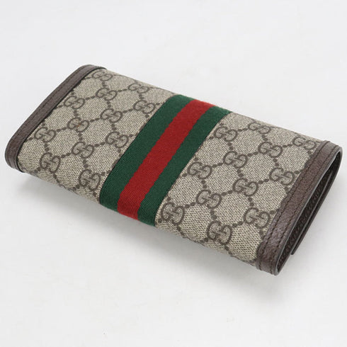 Ophidia Continental Wallet GG Coated Canvas