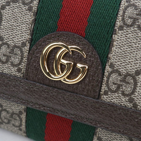 Ophidia Continental Wallet GG Coated Canvas