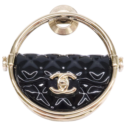 CC Logo Brooch Metal