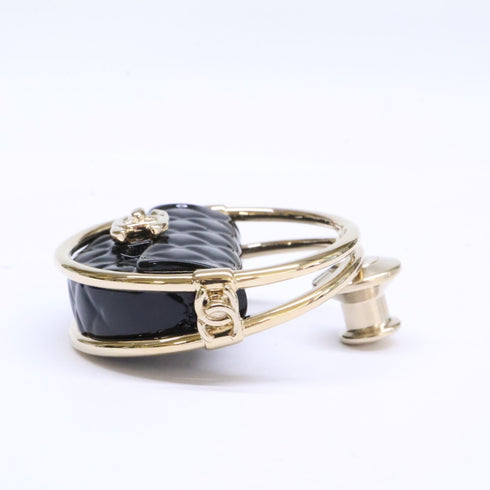 CC Logo Brooch Metal