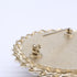 CC Logo Round Brooch Metal