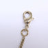 CC Logo Chain Clover Pendant Necklace Metal