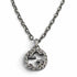 Interlocking G Arabesque Pendant Necklace Sterling Silver