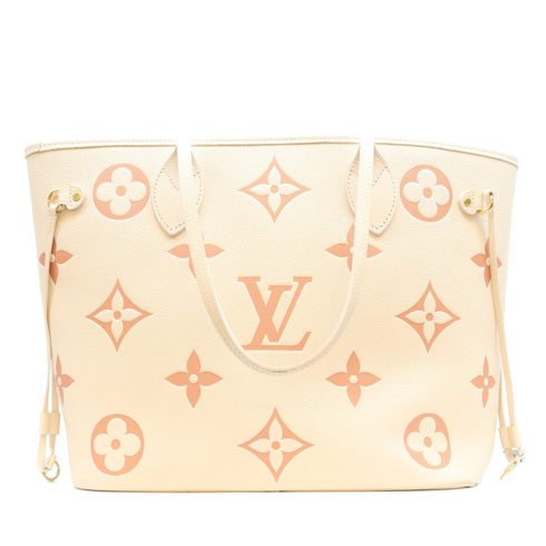 Neverfull NM Tote Bicolor Monogram Empreinte Giant MM