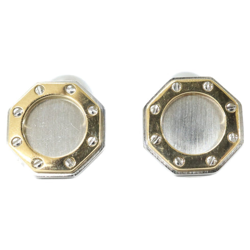 Santos Octagon Cufflinks 18K Yellow Gold Bracelet