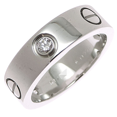 Ring One Band 18K White Gold with Diamond
