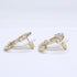 CC Logo Earrings Gold-Tone Metal Gold-Tone Metal