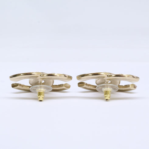 CC Logo Earrings Gold-Tone Metal Gold-Tone Metal