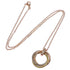 Trinity Pendant Necklace 18K Tricolor Gold