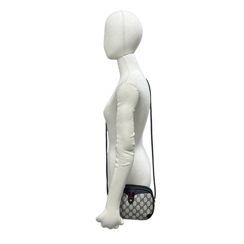 Vintage Web Crossbody Bag GG Coated Canvas Small