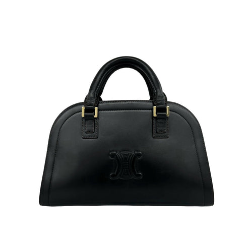 Cuir Triomphe Cabas Drawstring Tote Leather Small