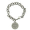 Round Tag Bracelet Sterling Silver