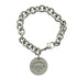 Round Tag Bracelet Sterling Silver